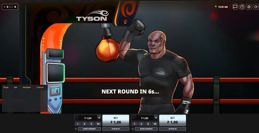 Mike Tyson's Crash game Mike Tyson's Crash game